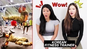 'Why Korean Fitness Models are Shocked at U.S. military training'