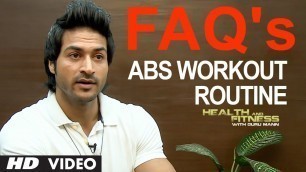 'FAQ 4 - Abs Workout Routine: How many Days We Should Train Our Abs In A Week ? | Guru Mann'