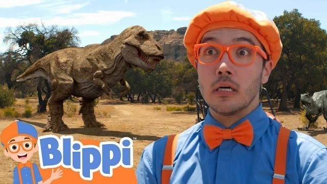 'Learning Dinosaurs With Blippi at T-Rex Ranch! | Fun and Educational Videos For Kids'