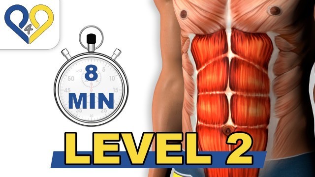 'Abs workout how to have six pack - Level 2'