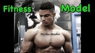 'GymShark Fitness Model Elton Pinto Mota Workout Styrke Studio'