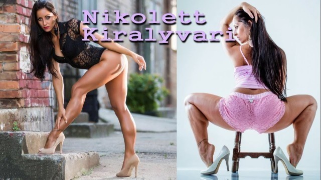 'Nikolett Kiralyvari amazing sexy muscular legs | Hungarian fitness model'