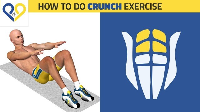 'Best abs exercises: Abdominal Crunch - Upper Abs - How to do crunch exercise'