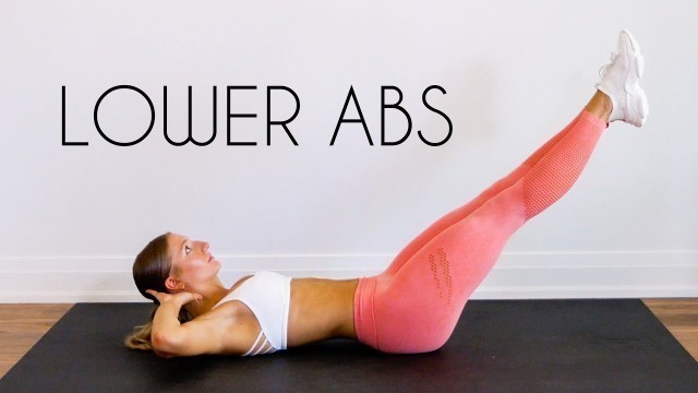 'The BEST LOWER ABS Exercises (10 min Workout to Target the Lower Belly)'