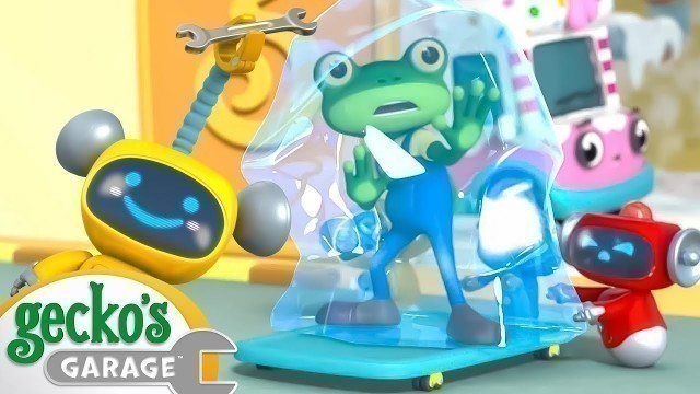 'Ice Cube Gecko｜Gecko\'s Garage｜Funny Cartoon For Kids｜Learning Videos For Toddlers'