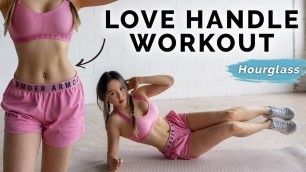 'Love Handle Workout | 10 min Abs & Obliques Burn Home Workout 