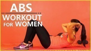'Best ABS Workout For Women | Upper & Lower Abs Exercises'