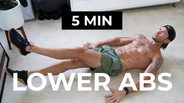 '5 MIN LOWER ABS | LOWER ABS WORKOUT'