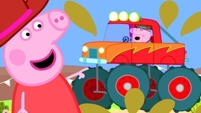 'Daddy Pig Drives a Monster Truck! | Peppa Pig Official Family Kids Cartoon'