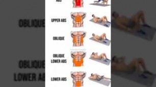 'Best exercises six pack abs workout #sports #youtube #shorts #$'