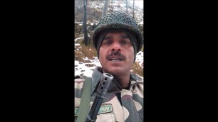 'Video of BSF Jawan showing their unhealthy food.'