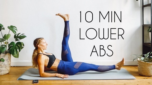 '10 Min INTENSE LOWER ABS Workout'