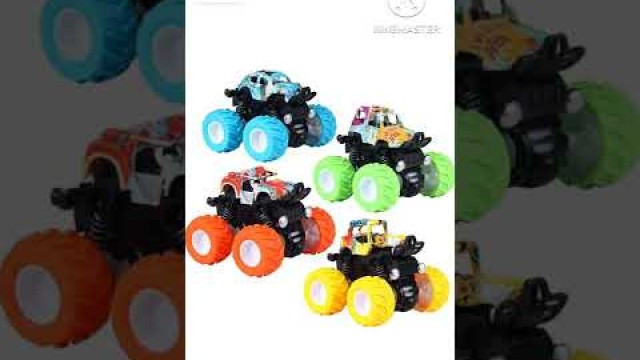 'Friction Powered Mini Monster Trucks for Kids, Big Rubber Tires #shorts #viral #trending #thingshort'