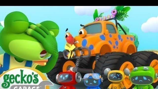 'Monster Truck Make Over | Gecko\'s Garage | Trucks For Children | Cartoons For Kids'