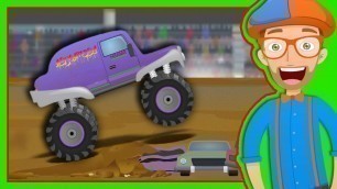 'Monster Trucks for Children with Blippi | The Monster Truck Song'
