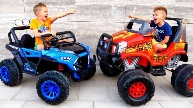 'Vlad and Niki play with Monster Truck - Game for children'