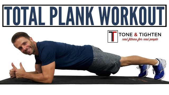 'INTENSE Total Plank Workout - 8 minutes for toned abs and a strong core!'