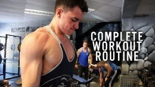 'My Complete Gym Workout Routine! UK Teen Fitness Model'