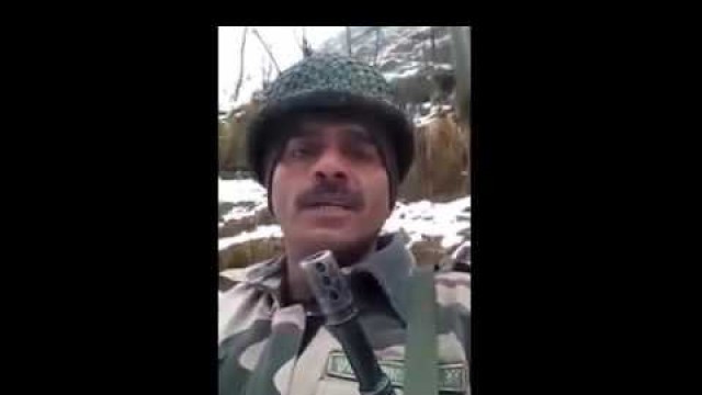 'BSF jawan viral video( food complaint..)'
