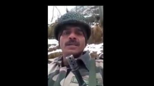 'BSF jawan viral video( food complaint..)'
