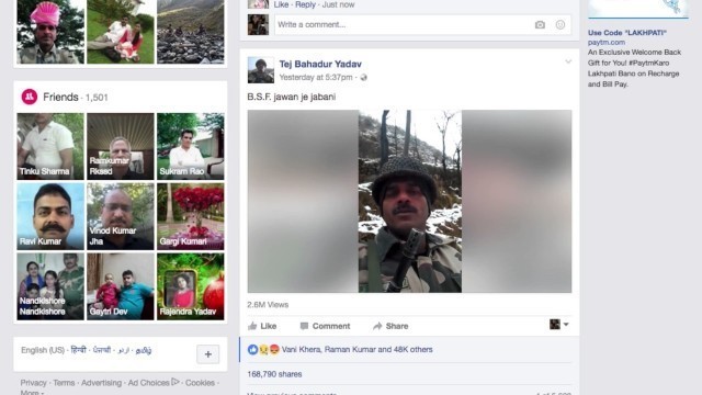 'A BSF Jawan Posted Video; Showed Conditions They Have To Work Into'