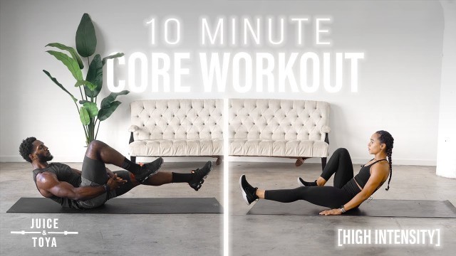 '10 Minute High Intensity Abs/Core Workout [For Advanced and Beginners]'