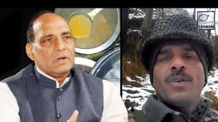 'BSF Jawan Video | Union Home Minister Rajnath Singh ORDERS Inquiry | Lehren News'