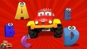 'ABC Song + More Learning Videos For Kids by Monster Truck Dan'