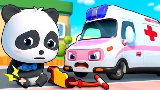'Ambulance Rescue Team | Doctor Cartoon, Fire Truck | Nursery Rhymes | Kids Songs | BabyBus'