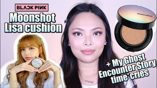 'Black Pink Lisa Cushion! - Moonshot Micro Setting Fit Cushion Review'