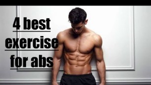'4 Best Exercise For Abs 