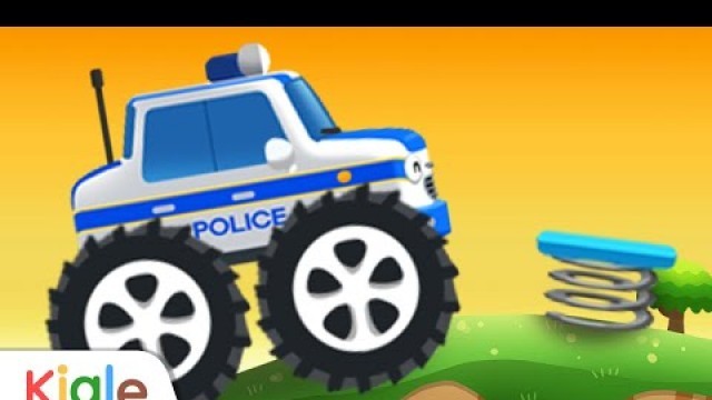 'Police Car Changes Into a Monster Truck | Tayo the Little Bus | Cartoon for Kids | KIGLE TV'