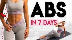 'GET SHREDDED ABS in 7 Days (flat belly challenge) | 10 minute Workout'