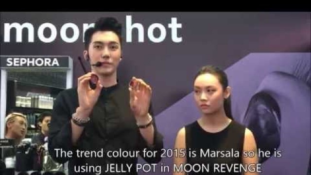 'Moonshot Make-up Demostration X Sephora Launch Singapore 2015'