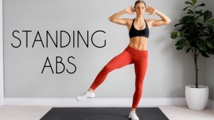 '10 min STANDING ABS Workout (Intense & No Equipment)'