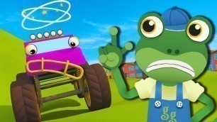 'Five Little Monster Trucks Song (Five Little Monkeys) | Gecko\'s Garage | Nursery Rhymes For Kids'