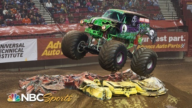 'Grave Digger\'s best Monster Jam freestyle moments from 2019-2020 | Motorsports on NBC'