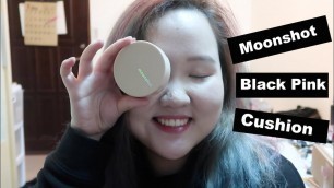 'Trying out MOONSHOT BLACK PINK cushion! Does it work?'