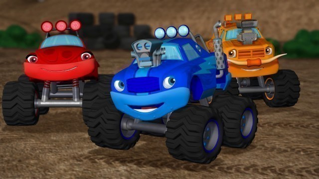 'Monster Trucks Learn ABCs and Colors | Monster Truck Cartoons For Kids | GiggleBellies'