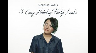 '3 Easy Holiday Party Looks using Moonshot'