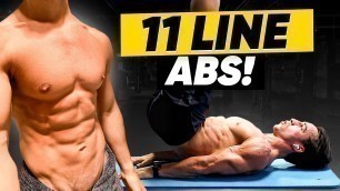 '11 LINE ABS WORKOUT (UPPER, LOWER ABS & OBLIQUES WORKOUT)'