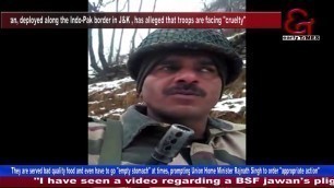 'Troops served bad quality food, alleges BSF jawan on LoC; Rajnath orders action'