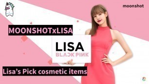 'Moonshot x Lisa –Lisa’s pick cosmetic items coming up to Thailand: Learn English with BLACKPINK EP.4'