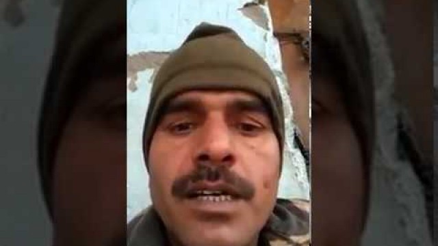 'BSF Jawan Alleges Poor Food Quality'