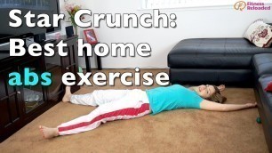 'Star Crunch: The best home exercise for abs'