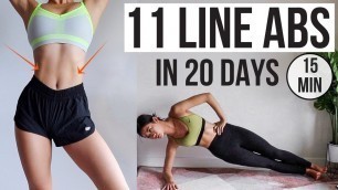 'Abs in 20 Days! Get 11 Line Abs like KPOP Idol (15 min Home Workout) ~ Emi'