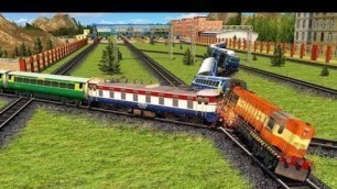 'train accident video|train vs train |beby world |train cartoon video| train game video #kids#cartoon'