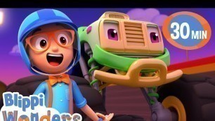 'Blippi Wonders - Monster Trucks + More! | Blippi Animated Series | Cartoons For Kids'