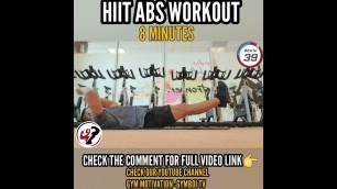 'HIIT ABS WORKOUT