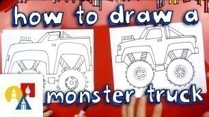 'How To Draw A Monster Truck'